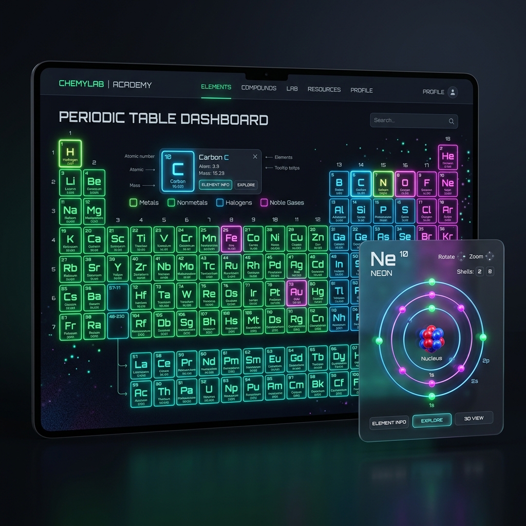 ChemyLab Interactive Dashboard Preview